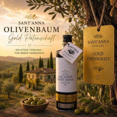 "Bestseller" - GOLD Olivenbaumpatenschaft - Sant'Anna